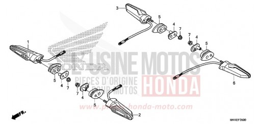 CLIGNOTANT CRF1000DK de 2019